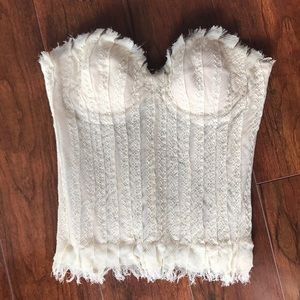 ISO!! Elie Tahari Corset/Bustier Top